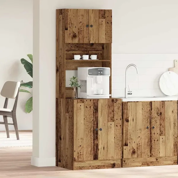 Buffet de cuisine Bois ancien 60 x 50 x 180 cm