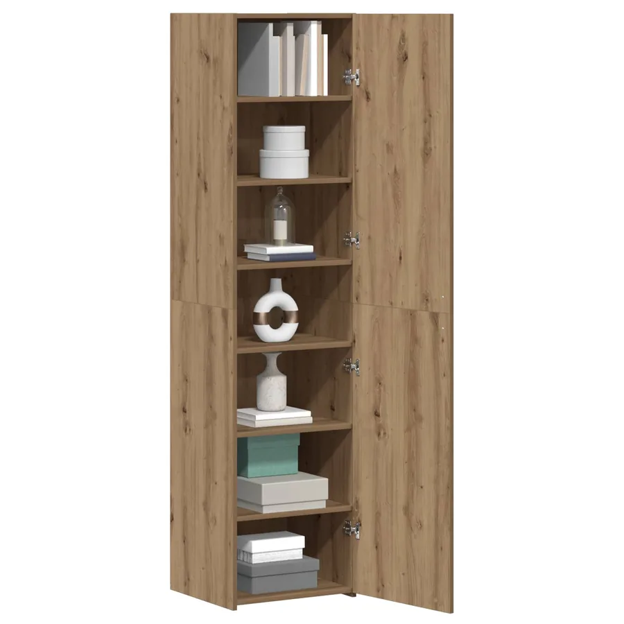 Haut Armoire Chêne artisanal 45 x 42,5 x 185 cm - 4