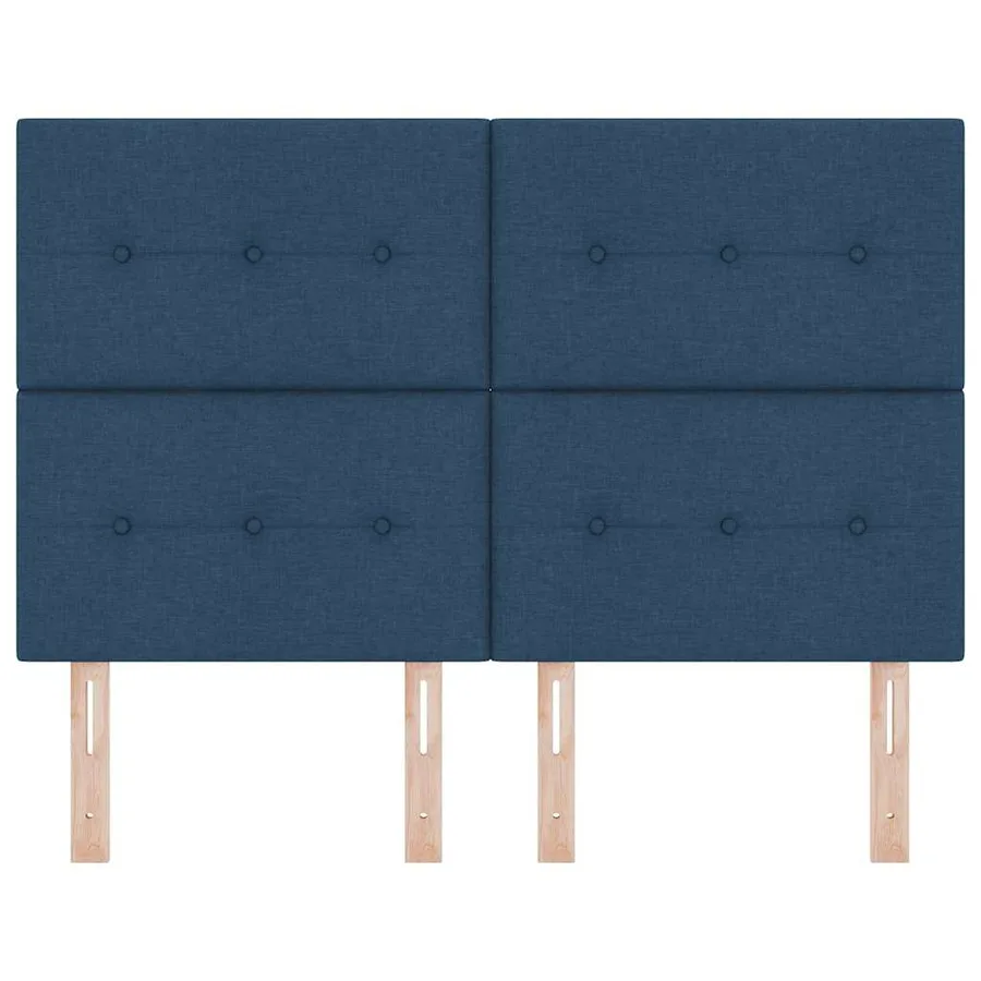 Tête de lit LED avec bandes LED Bleu 160 cm tissu - 5