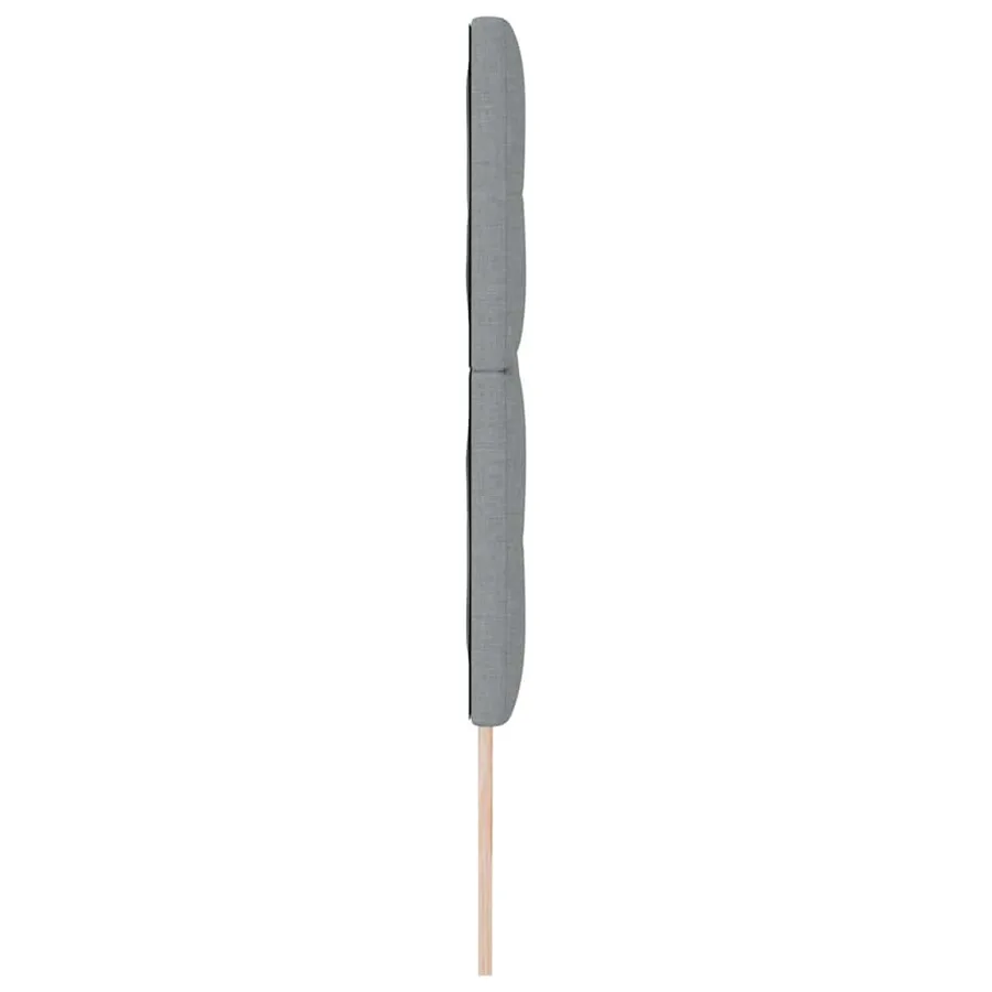 Tête de lit LED avec bandes LED Gris clair 180 cm tissu - 6