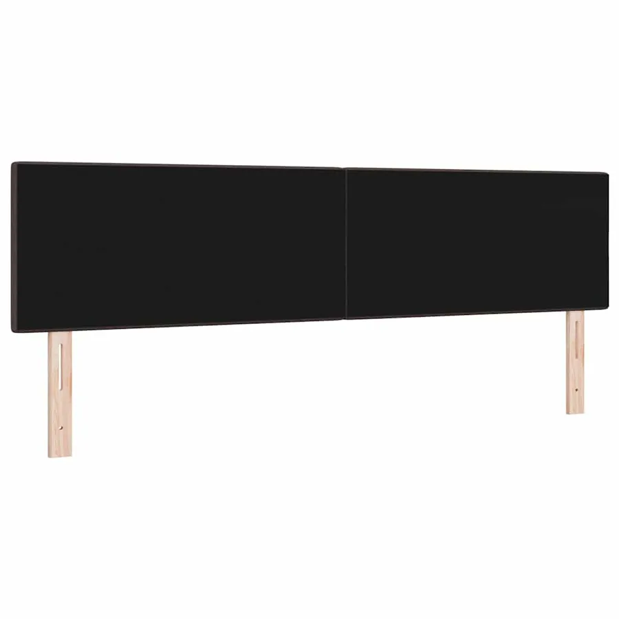 Tête de lit réglable en hauteur Marron foncé 180 cm tissu - 6