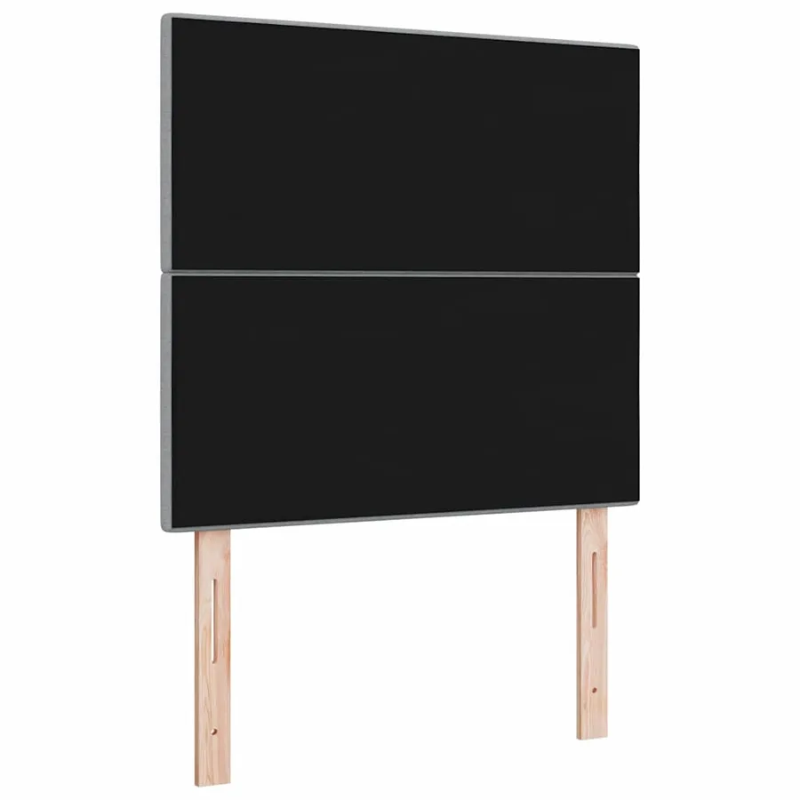 Tête de lit LED avec bandes LED Gris clair 80 cm tissu - 7