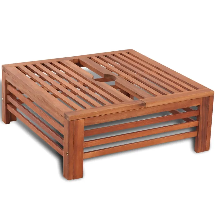 Couverture de support de parasol en bois - 2