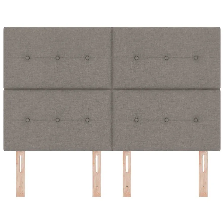 Tête de lit LED avec bandes LED Taupe 160 cm tissu - 5