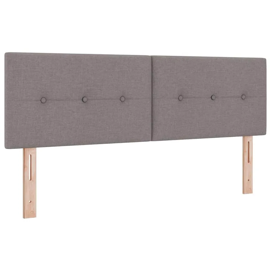Tête de lit LED avec bandes LED Taupe 160 cm tissu - 2
