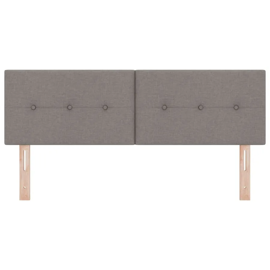 Tête de lit LED avec bandes LED Taupe 160 cm tissu - 5