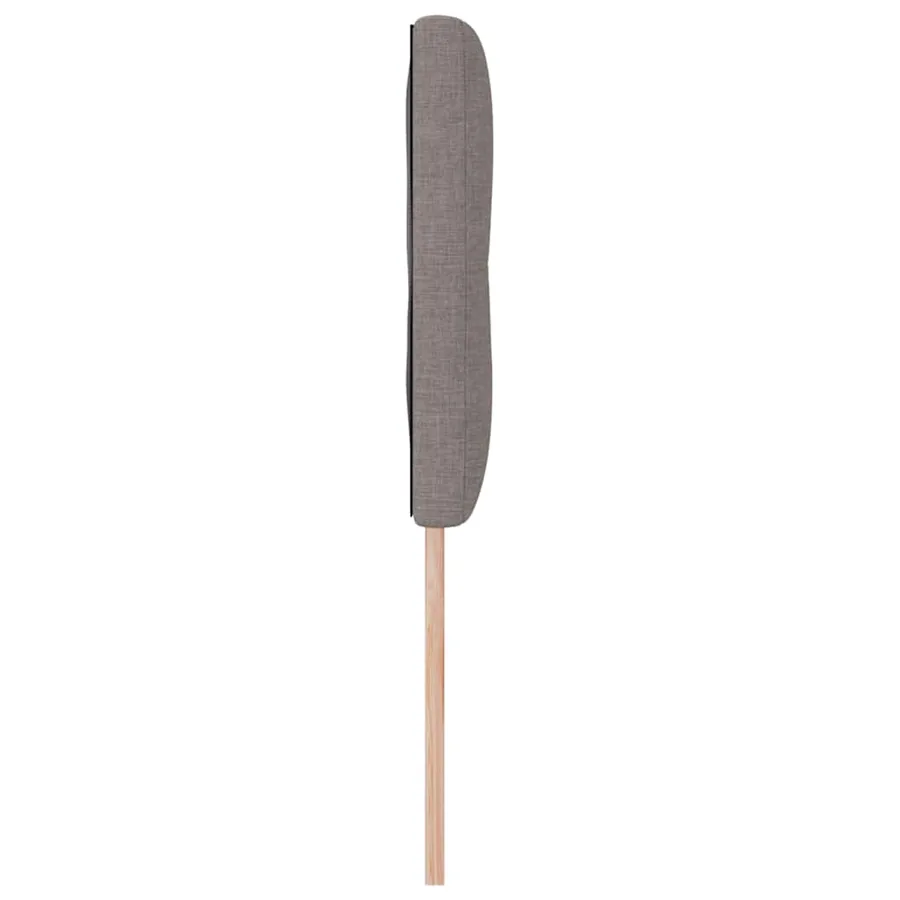 Tête de lit LED avec bandes LED Taupe 160 cm tissu - 6