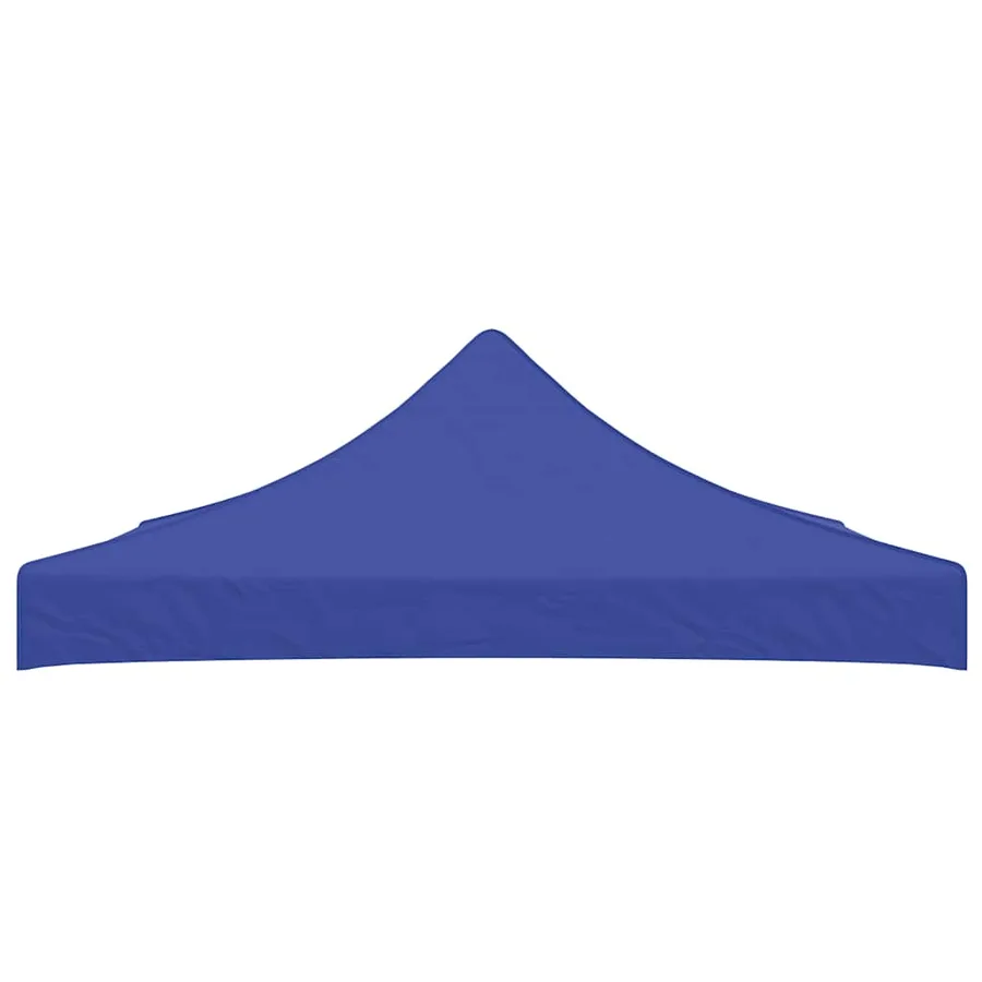 Toit de tente de réception 3 x 3 m Bleu - 2