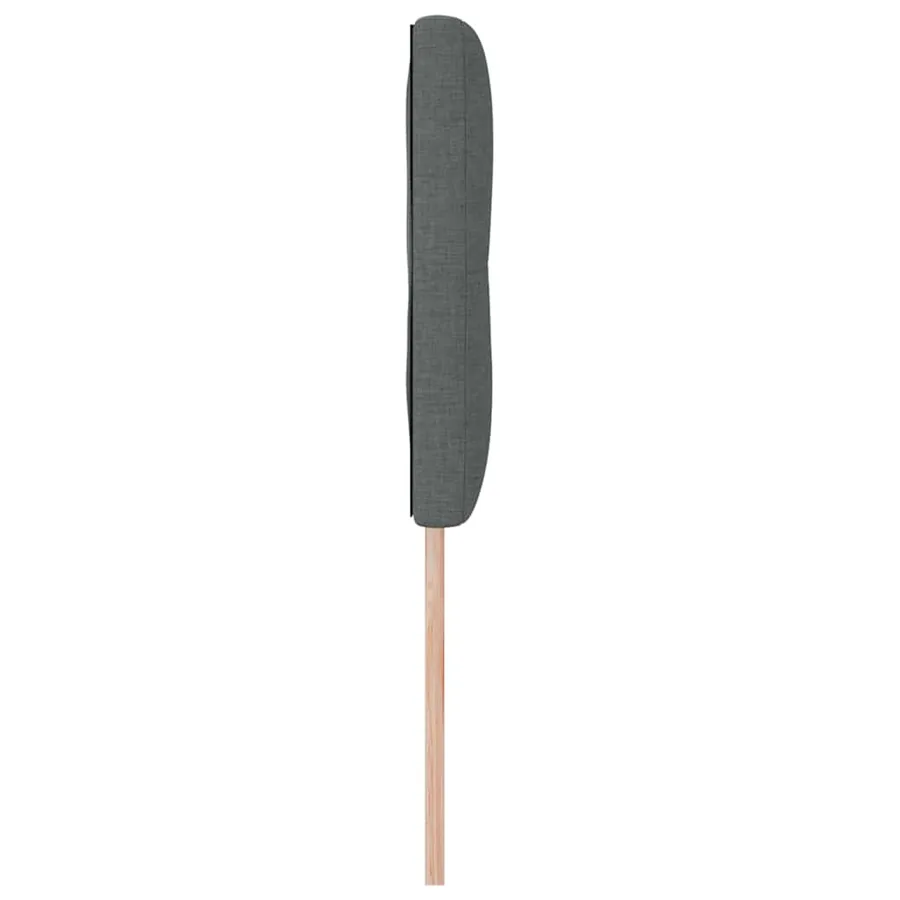 Tête de lit réglable en hauteur Gris foncé 144 cm tissu - 6