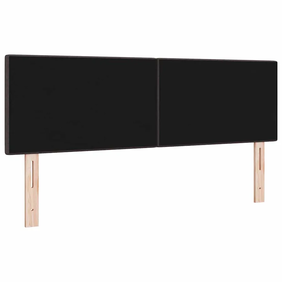 Tête de lit réglable en hauteur Marron foncé 160 cm tissu - 4