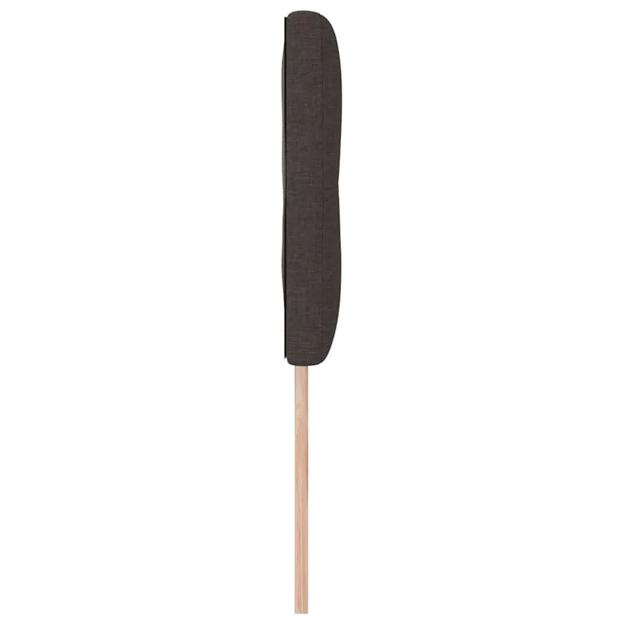 Tête de lit réglable en hauteur Marron foncé 160 cm tissu - 6