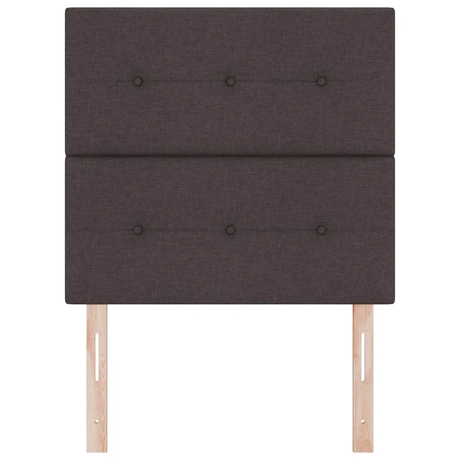 Tête de lit réglable en hauteur Marron foncé 80 cm tissu - 4