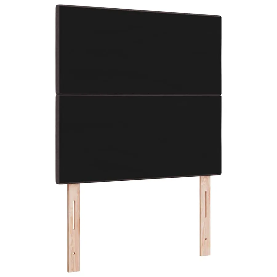 Tête de lit réglable en hauteur Marron foncé 80 cm tissu - 6