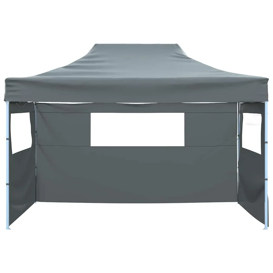 Tente pliable avec 3 parois 431x291x315 cm Anthracite - 2
