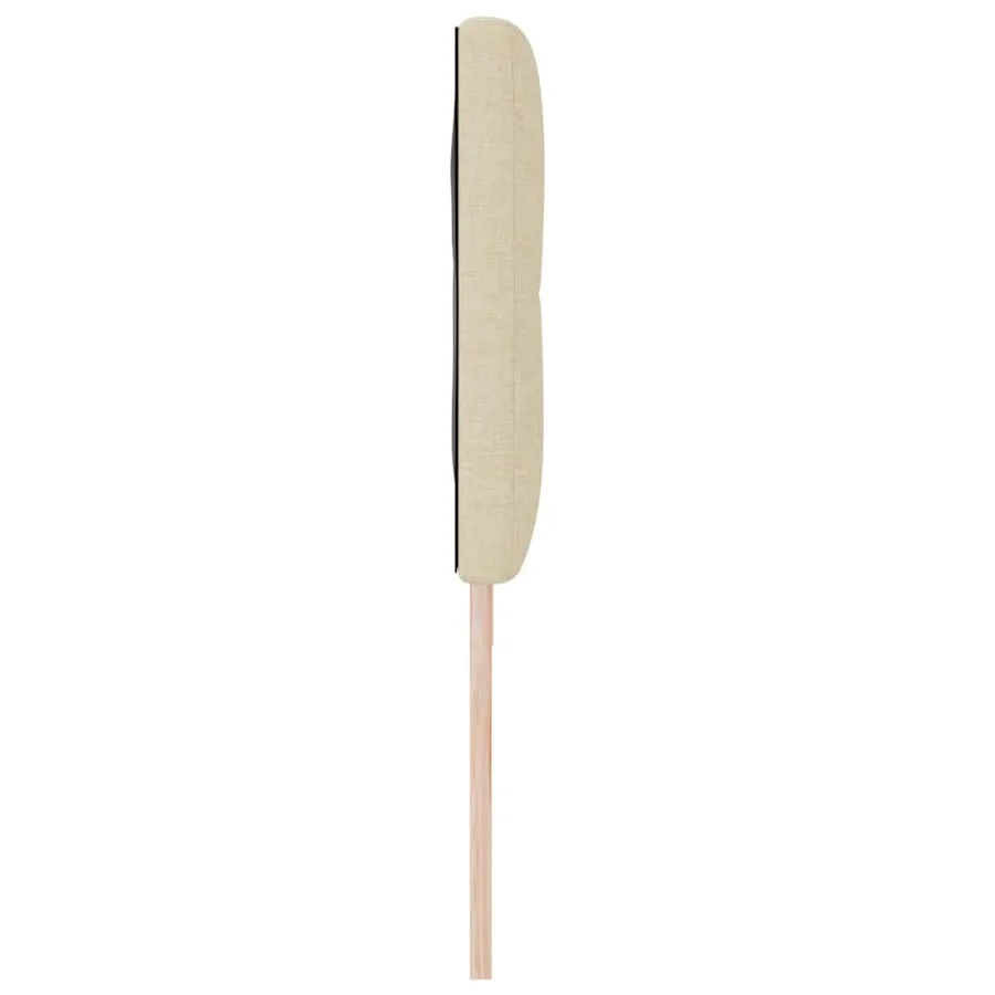 Tête de lit LED avec bandes LED Crème 180 cm tissu - 6