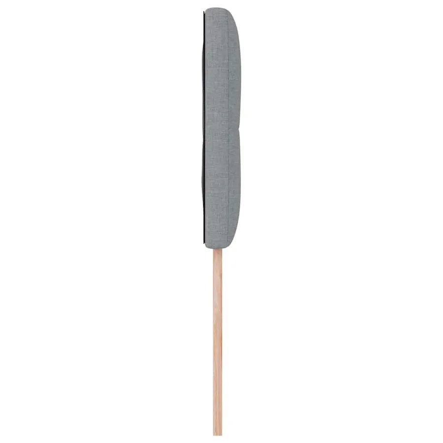 Tête de lit réglable en hauteur Gris clair 90 cm tissu - 5