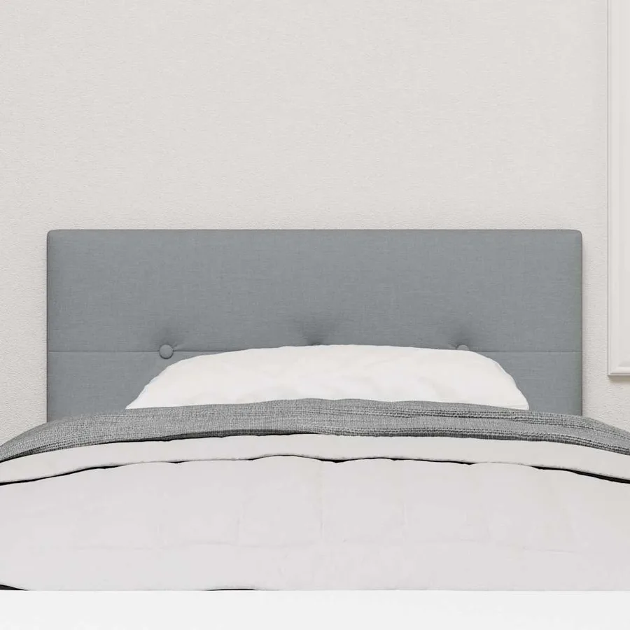 Tête de lit LED avec bandes LED Gris clair 90 cm tissu - 3