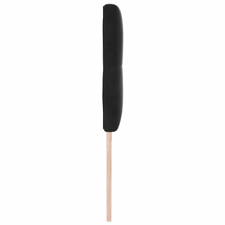 Tête de lit LED avec bandes LED Noir 200 cm Velours - 6