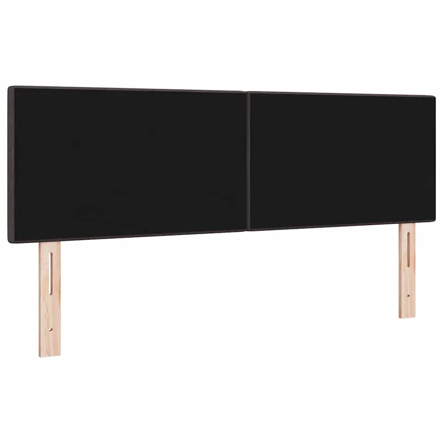 Tête de lit réglable en hauteur Marron foncé 144 cm tissu - 4