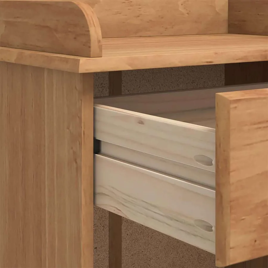 Cabinet à vin ASKIM Cire de Miel 57 x 37 x 114 cm - 9