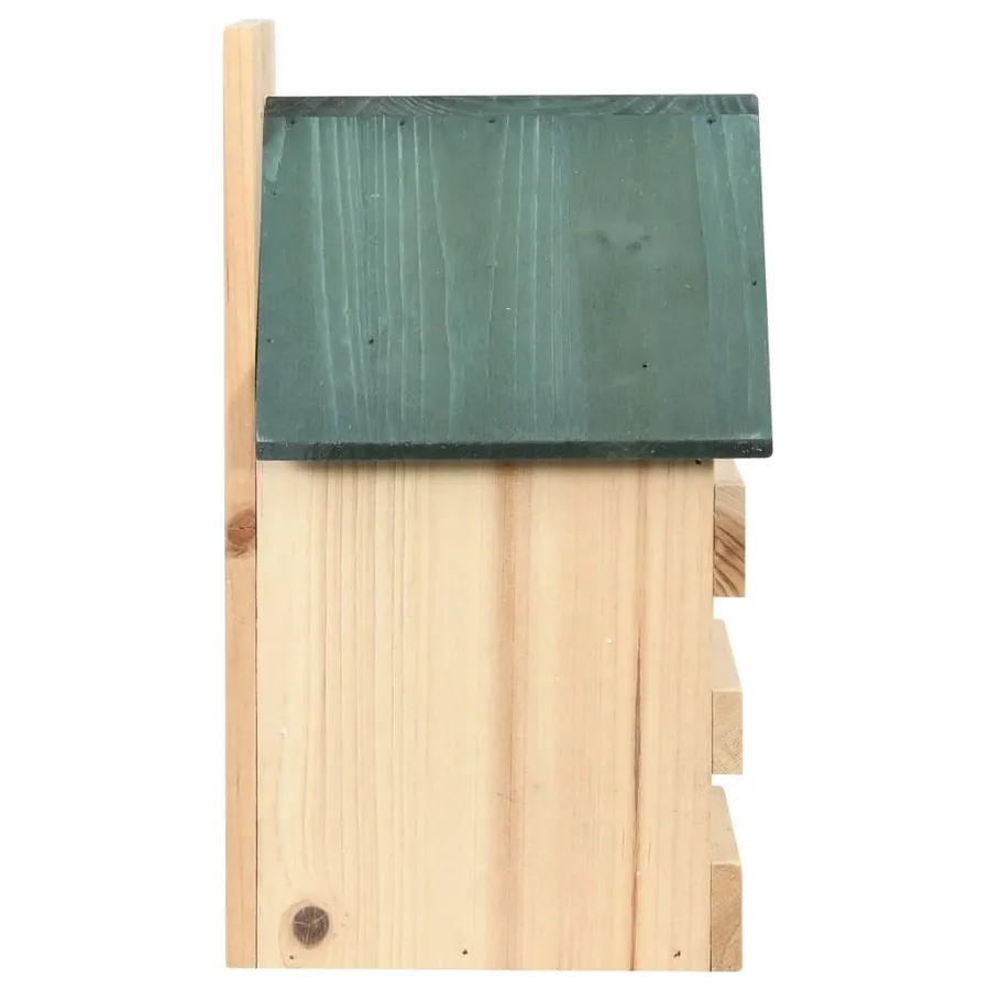 Nichoirs 4 pcs 23x19x33 cm Bois de sapin - 5