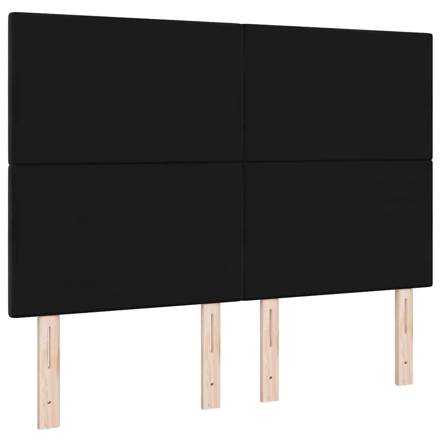 Tête de lit Noir 160 cm Velours - 6