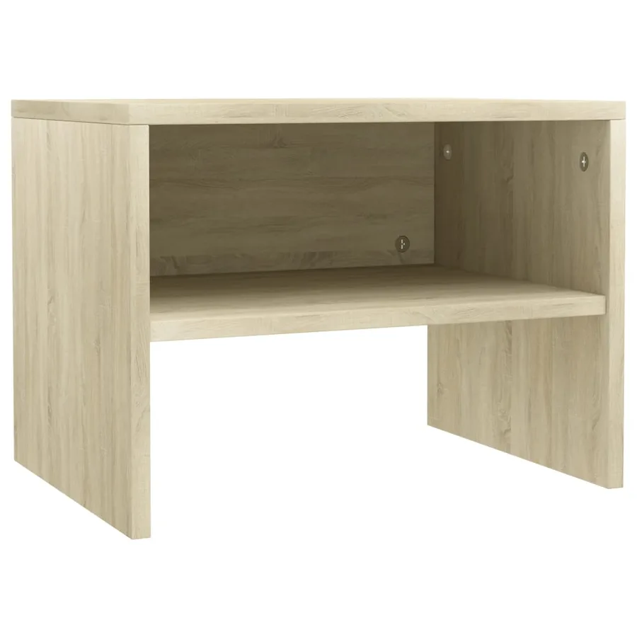 Tables de chevet 2 pcs Chêne sonoma 40x30x30 cm Bois ingénierie - 4
