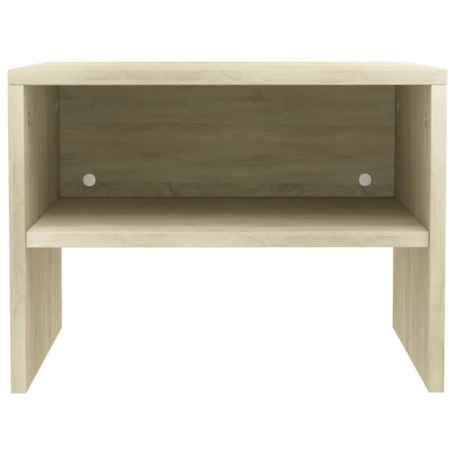 Tables de chevet 2 pcs Chêne sonoma 40x30x30 cm Bois ingénierie - 5