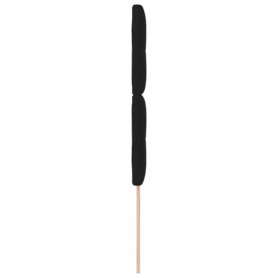Tête de lit LED avec bandes LED Noir 80 cm tissu - 6