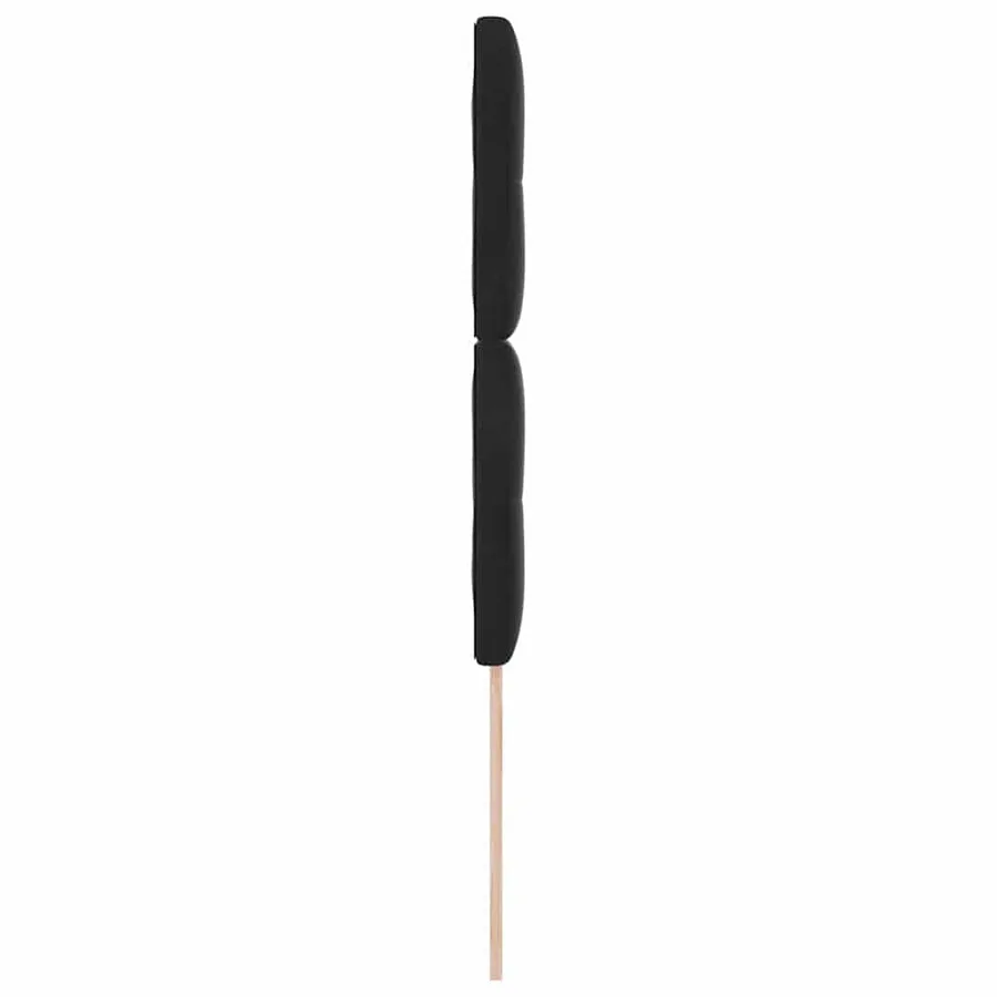 Tête de lit Noir 80 cm Velours - 5