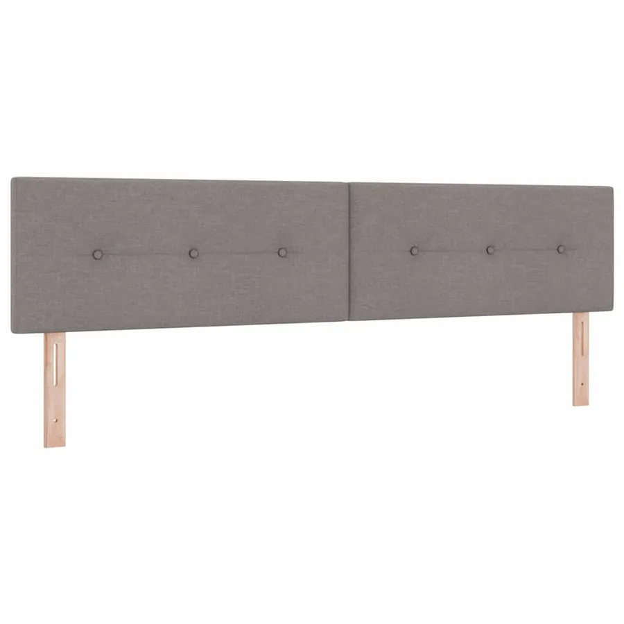 Tête de lit réglable en hauteur Taupe 200 cm tissu - 2