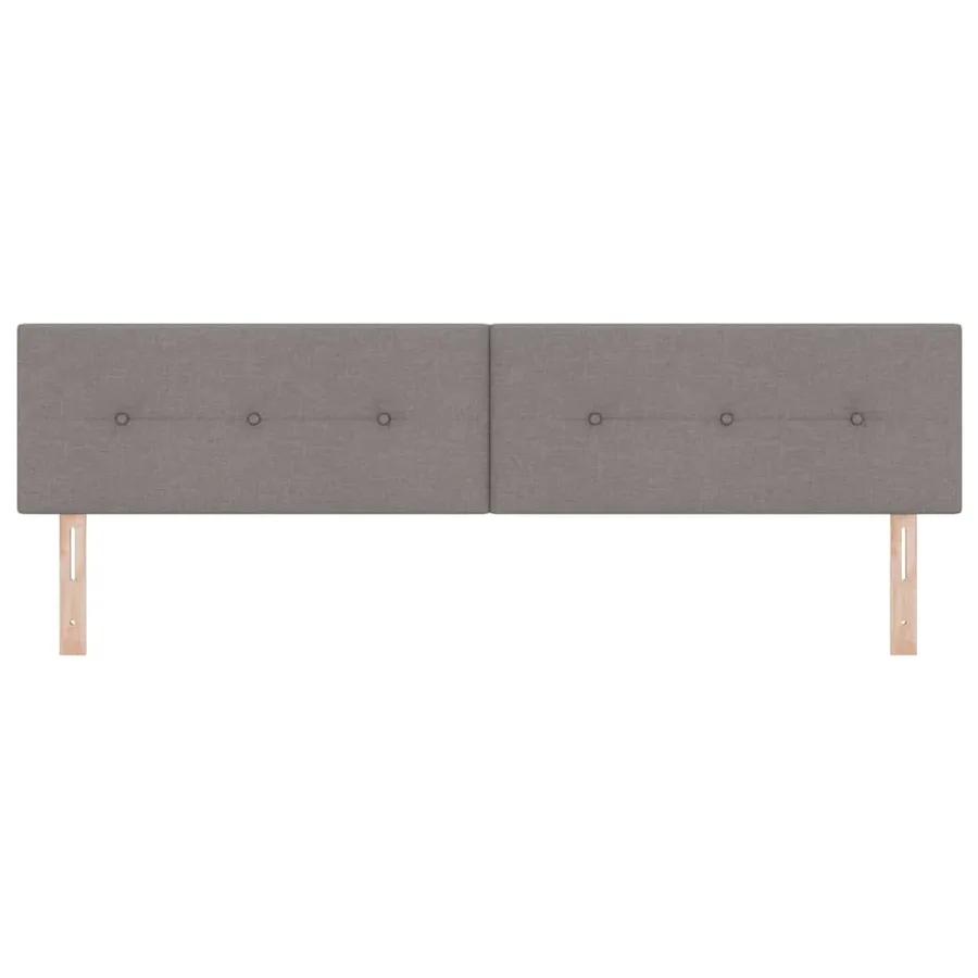 Tête de lit réglable en hauteur Taupe 200 cm tissu - 4