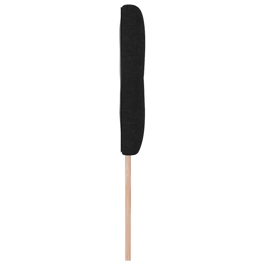Tête de lit LED avec bandes LED Noir 144 cm tissu - 6