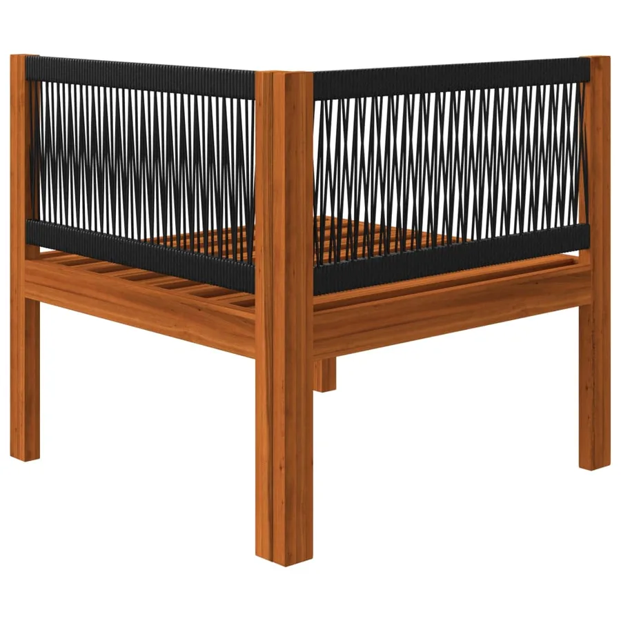 Salon de jardin 6 pièces avec coussins Crème 63 x 63 cm - 7