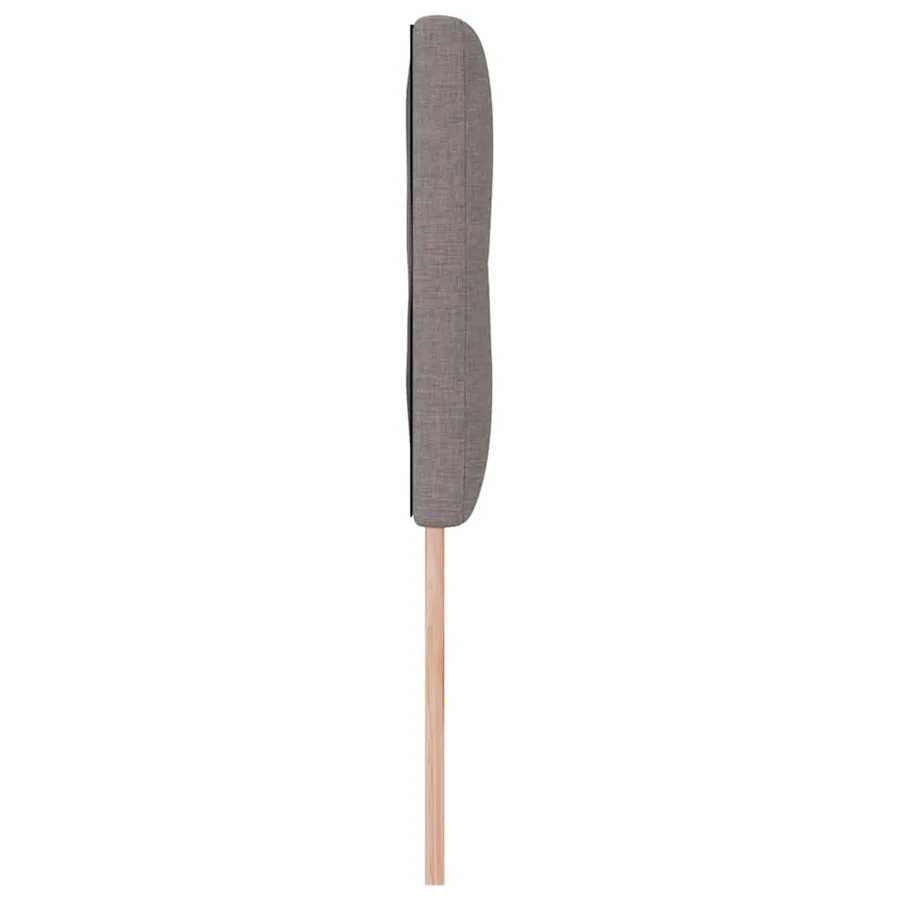Tête de lit LED avec bandes LED Taupe 144 cm tissu - 6