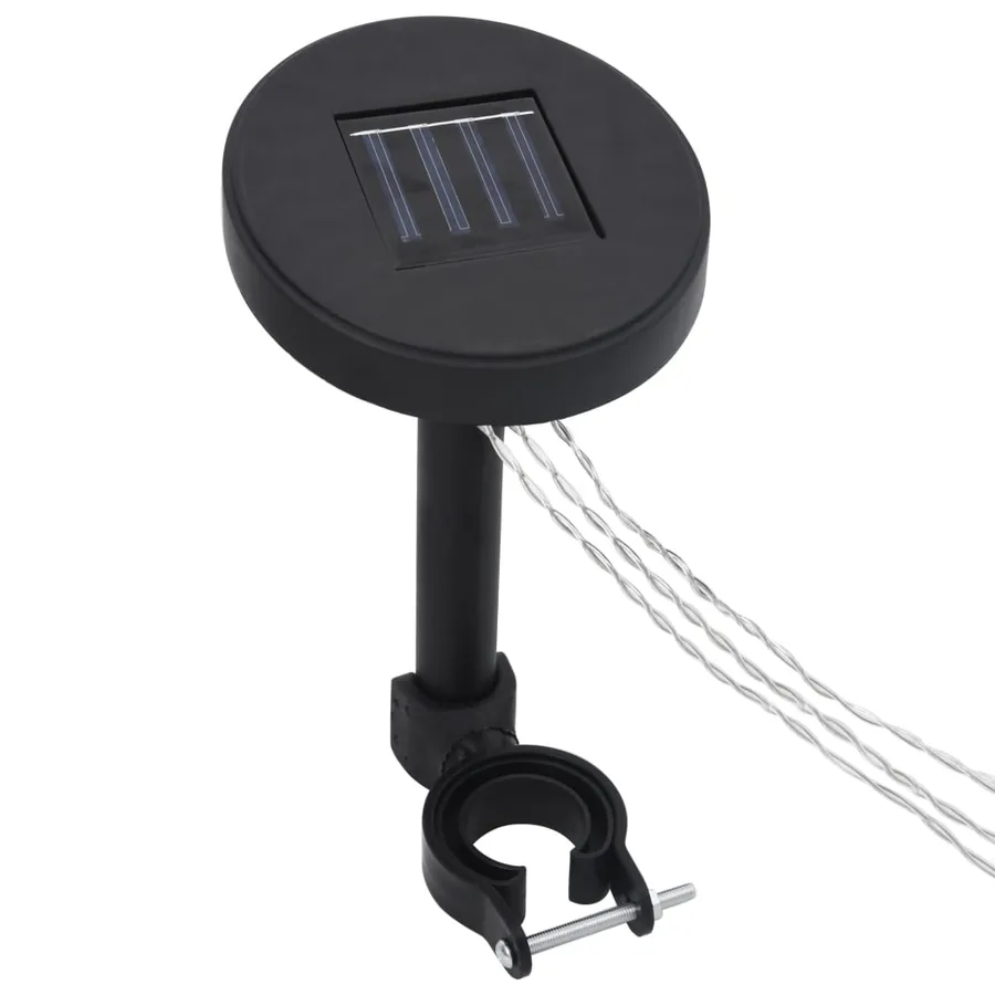 Chapiteau de jardin avec lumières LED 3x3 m Anthracite - 7
