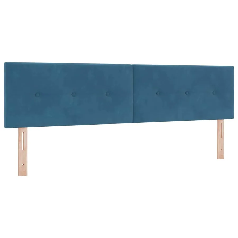Tête de lit Bleu foncé 180 cm Velours - 2