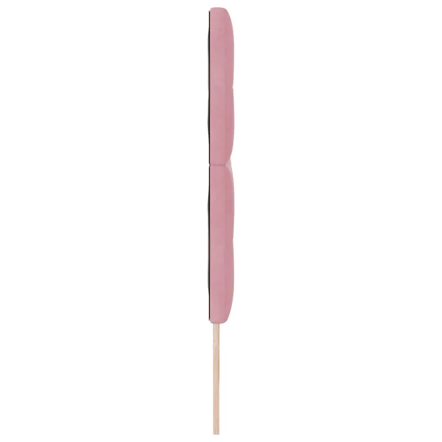 Tête de lit LED avec bandes LED Rose 180 cm Velours - 6
