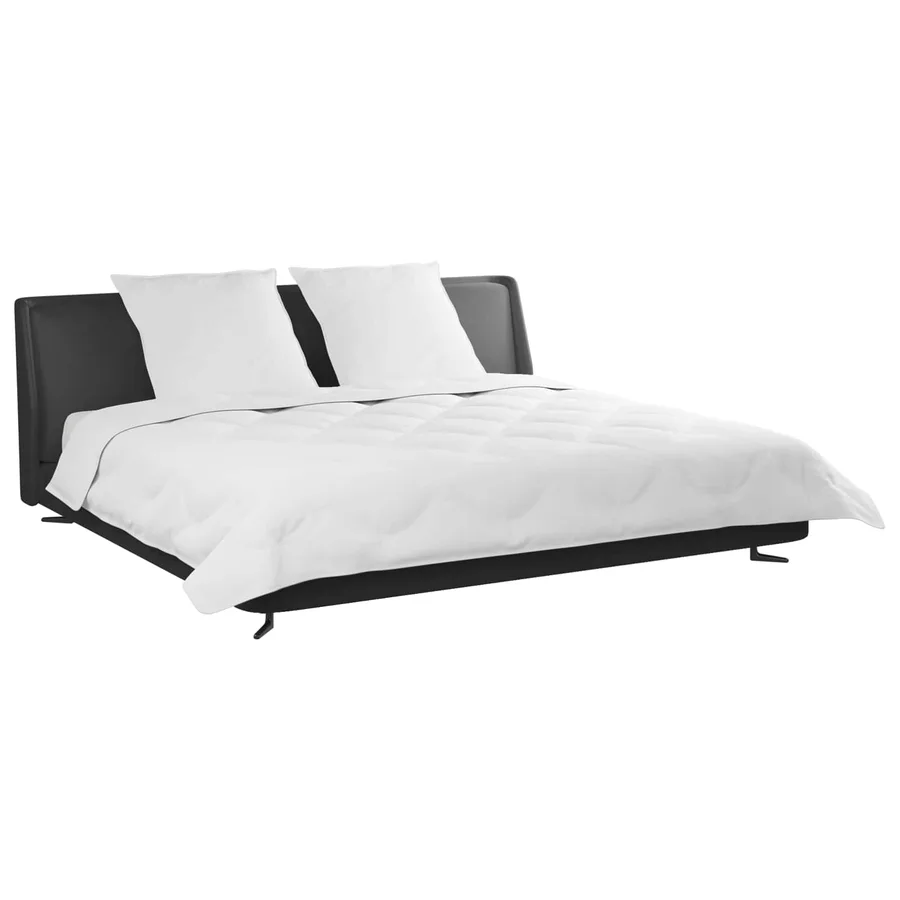 Duvet d'hiver avec oreiller 3 pcs Blanc Microfibre - 3