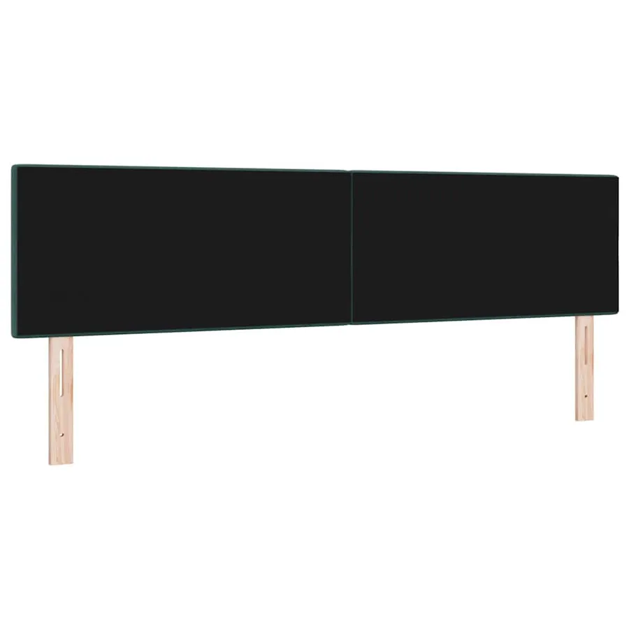 Tête de lit LED avec bandes LED Vert 180 cm Velours - 7