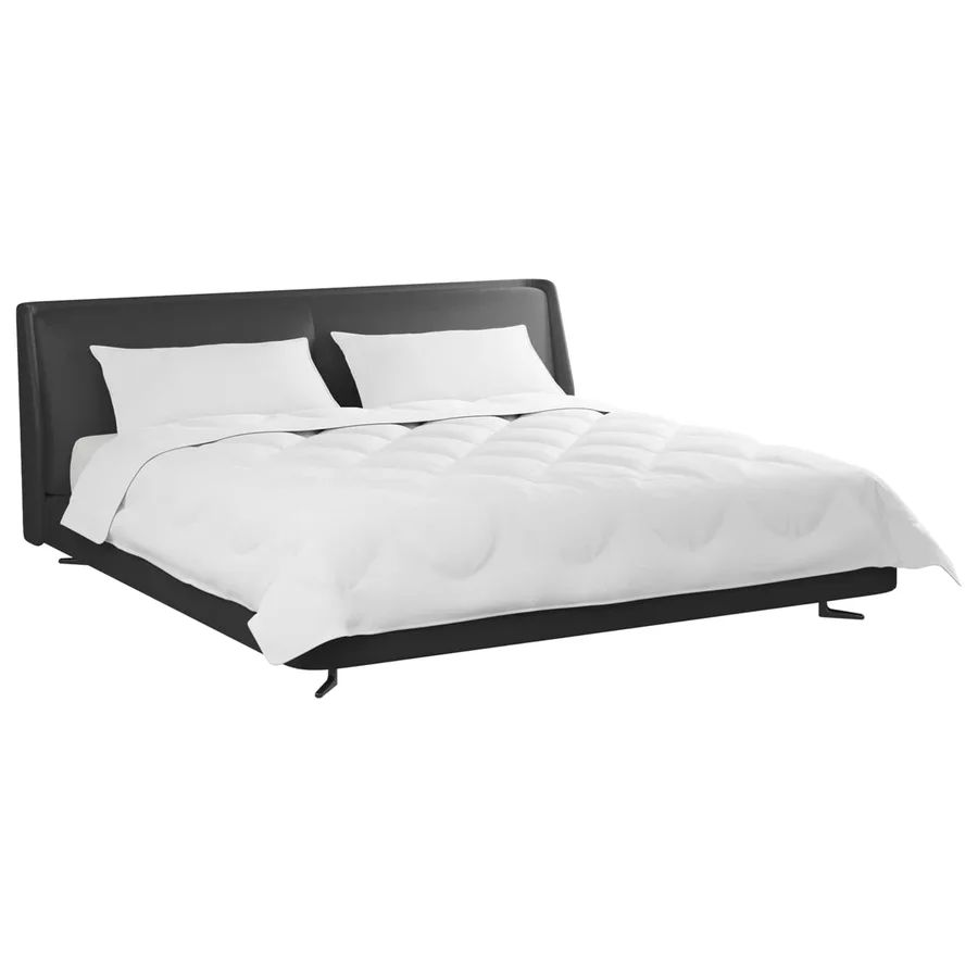 Duvet toutes saisons avec oreiller 3 pcs Blanc Microfibre - 3