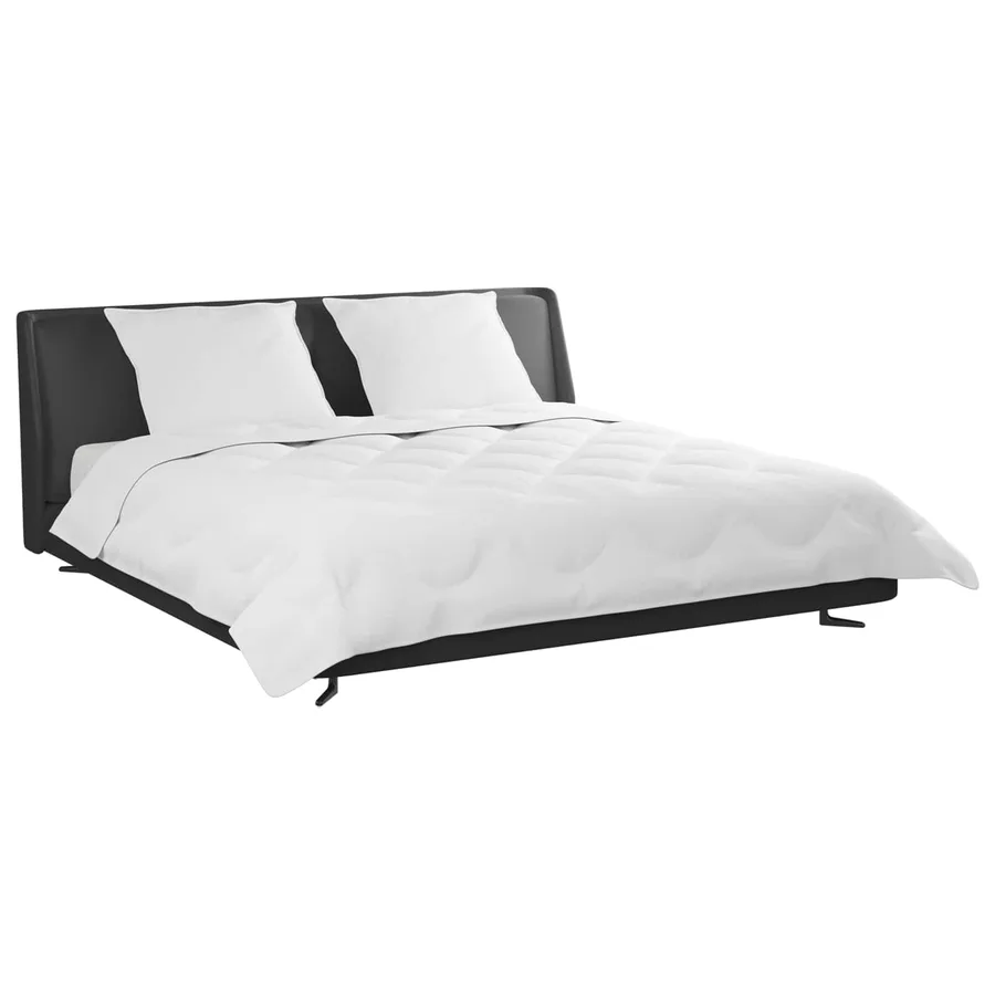 Couette avec oreiller 3 pcs Blanc Microfibre - 3