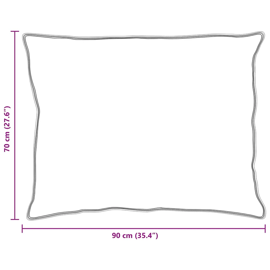 Couette avec oreiller 3 pcs Blanc Microfibre - 9