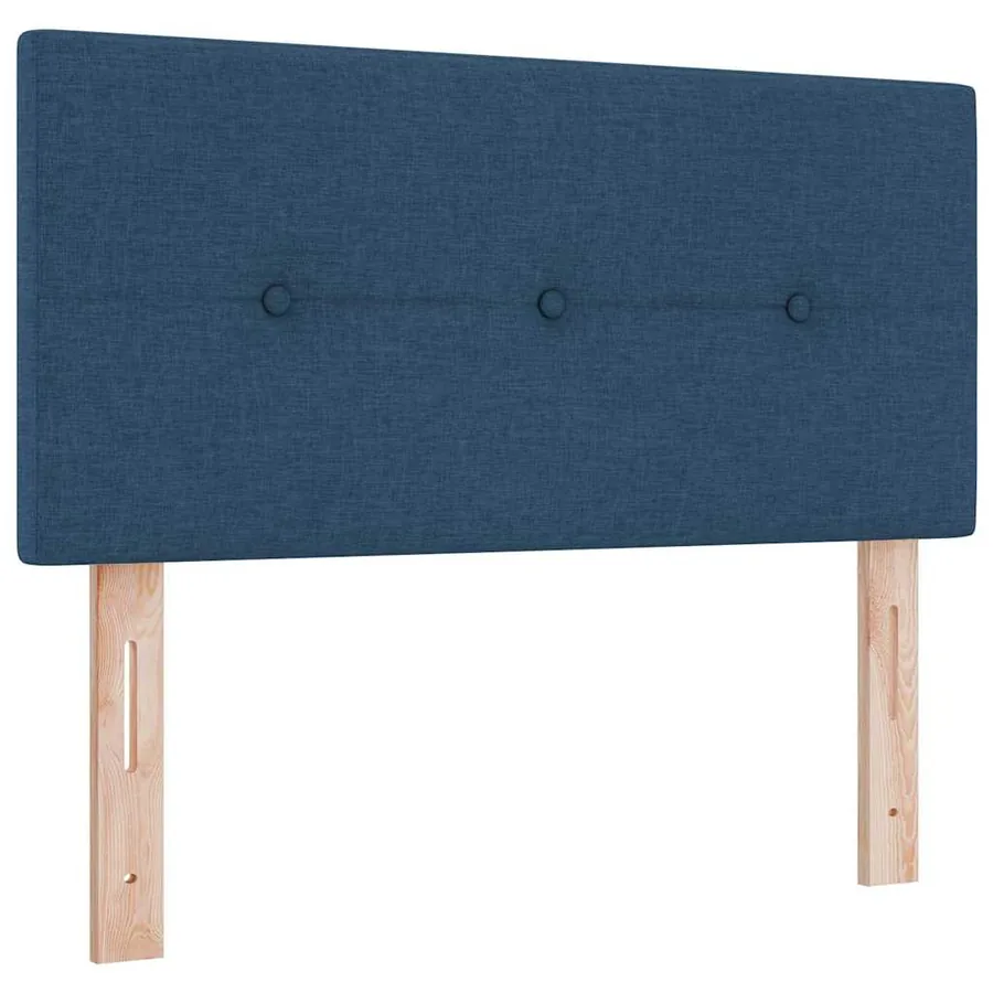 Tête de lit réglable en hauteur Bleu 90 cm tissu - 2