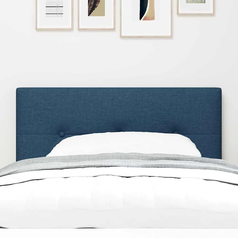 Tête de lit réglable en hauteur Bleu 90 cm tissu - 3