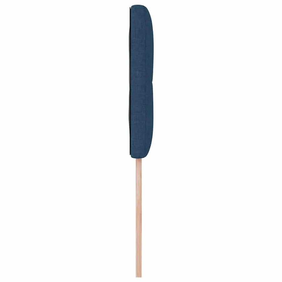 Tête de lit réglable en hauteur Bleu 90 cm tissu - 5