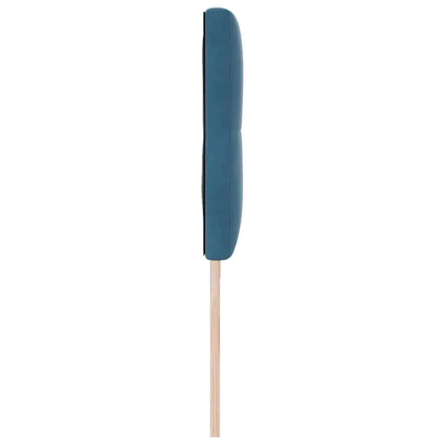 Tête de lit LED avec bandes LED Bleu 200 cm Velours - 6