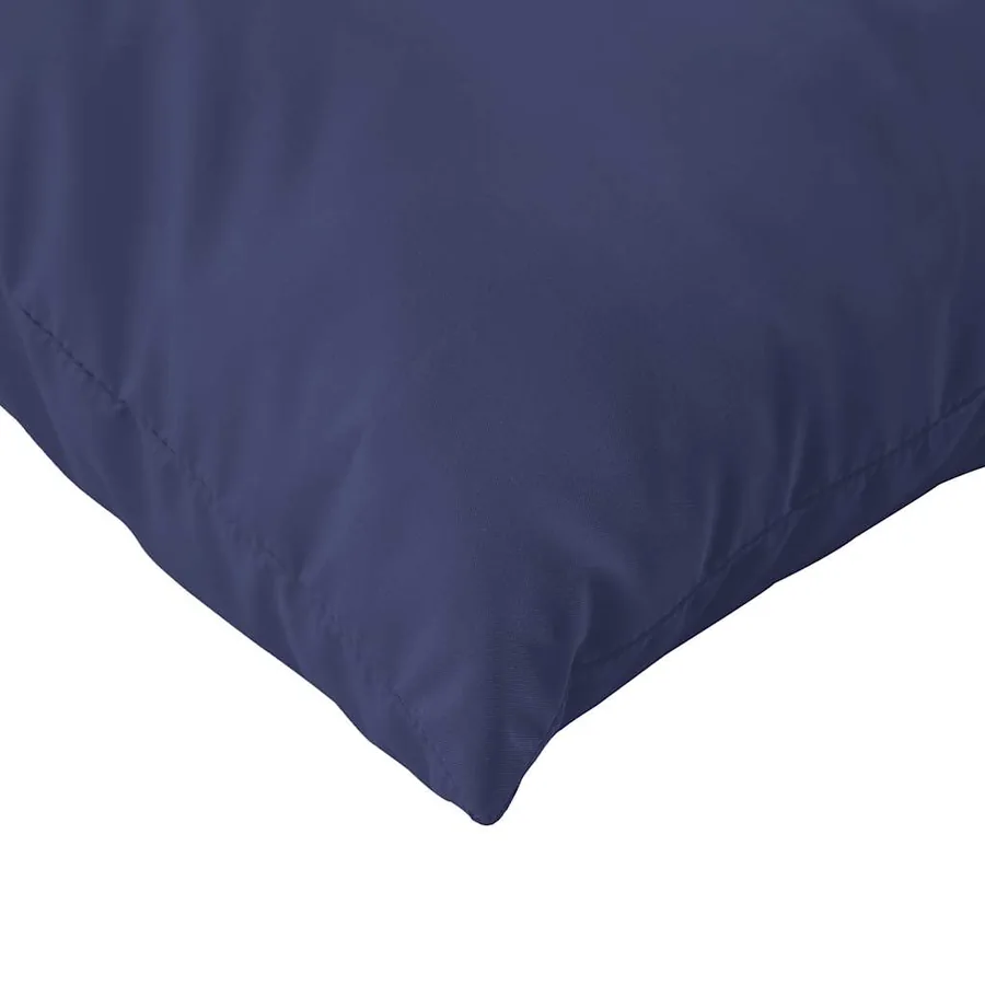 Coussins de palette lot de 3 bleu marine tissu oxford - 8