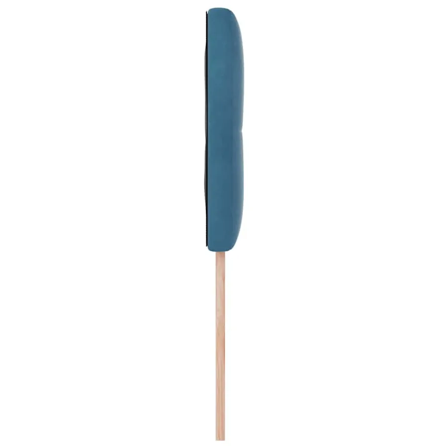 Tête de lit LED avec bandes LED Bleu 90 cm Velours - 6