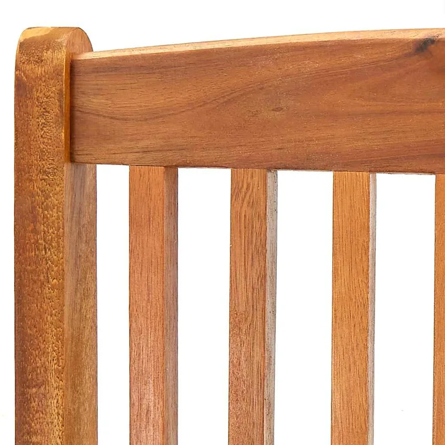 Chaises pliables d'extérieur lot de 4 Bois d'acacia solide - 7